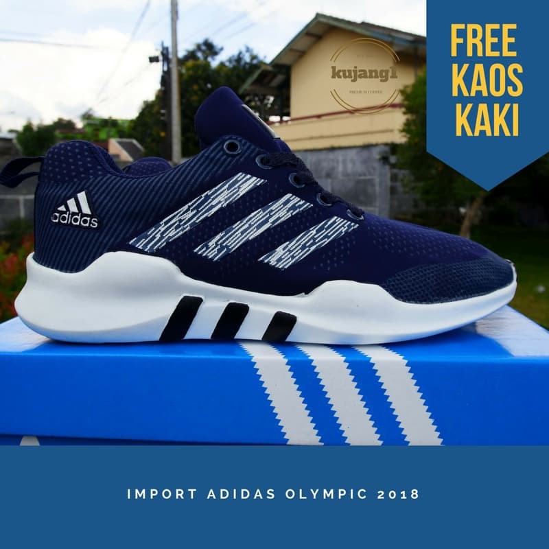 TERBARU PALING MURAH - BEST SELER SEPATU PRIA KETS ADIDAS RUNNING EQUITMAN IMPORT 2018