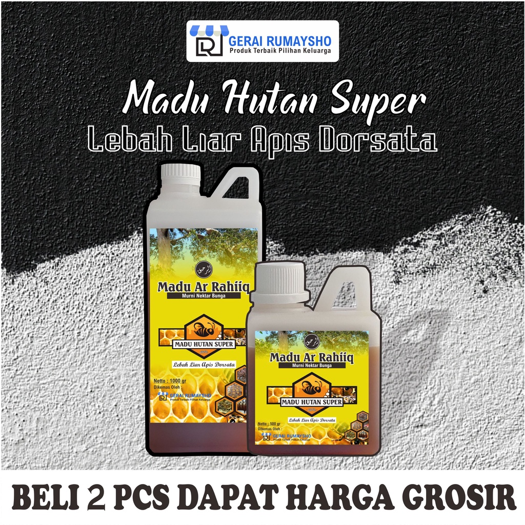 

MADU BEE POLLEN MADU HUTAN ASLI MADU MURNI ASLI 100% 1KG