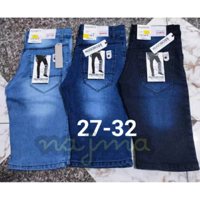 Cowok Celana  jeans  pendek  pria  premium size 27 32 