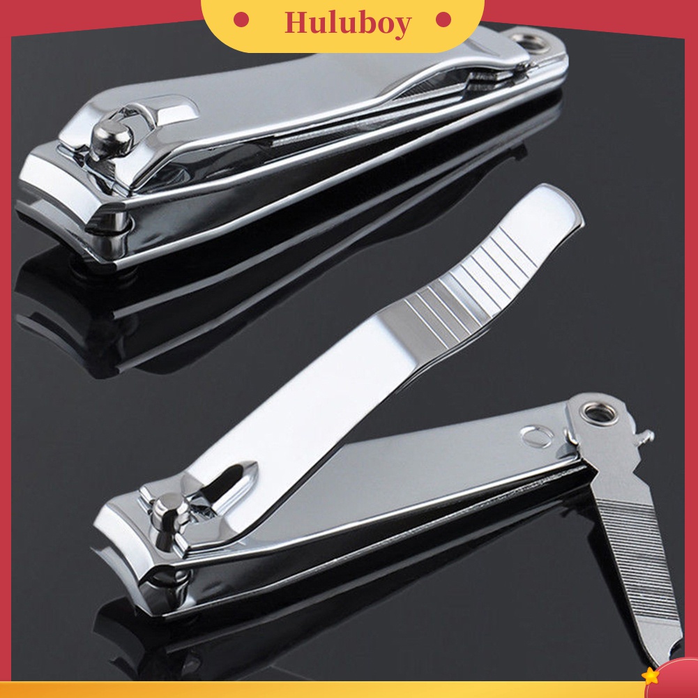 Huluboy Huluboy♡ Gunting Kuku Bahan Stainless Steel Untuk Manicure / Pedicure