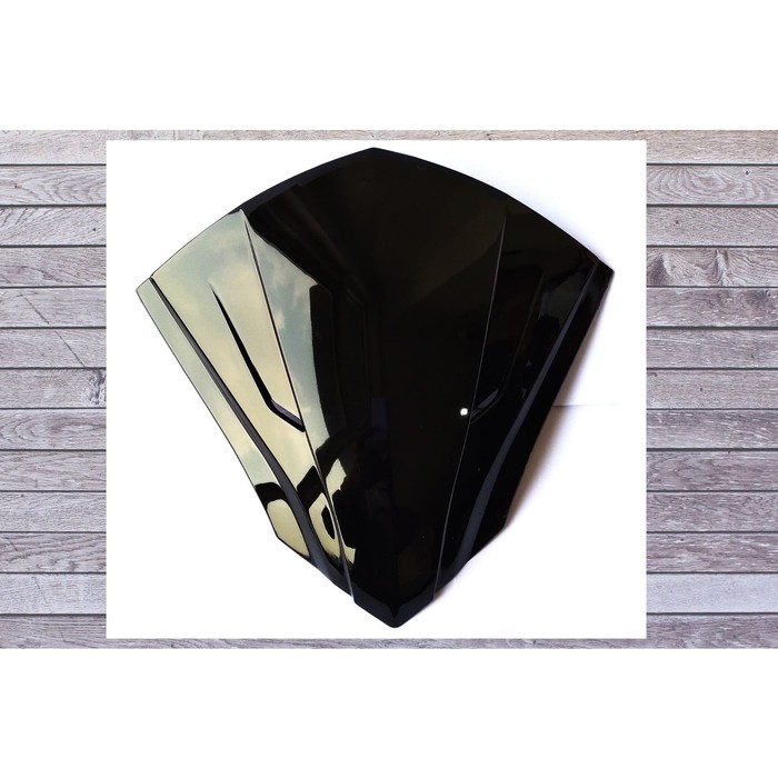 Visor Beat FI ESP new 2017-2018 Warna Hitam NEW Windshield Injection Premium Tebal