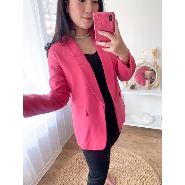 Laura Blazer Fuschia
