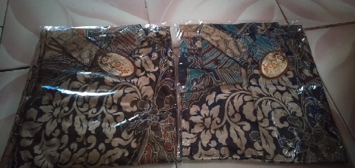 Kemeja Batik Jumbo Pria Lengan Panjang M L Xl Xxl Atasan Kemeja Batik Kondangan Pria Lengan Panjang
