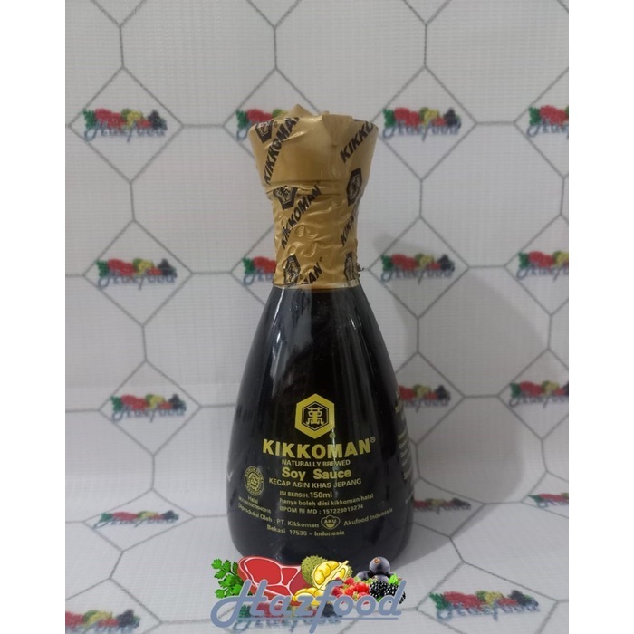 

KIKKOMAN SOY SAUCE NATURALLY BREWED (KECAP ASIN KHAS JEPANG) 150 ML