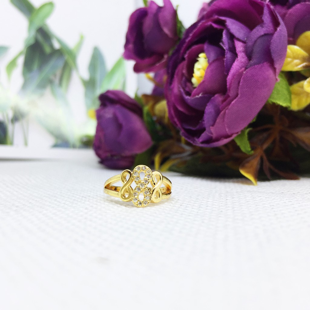 CinciN Xuping Anak Batu Imitasi Lapis Emas - SR0040