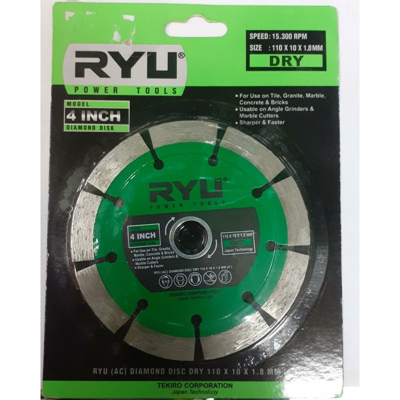 Diamond Wheel Dry 4"