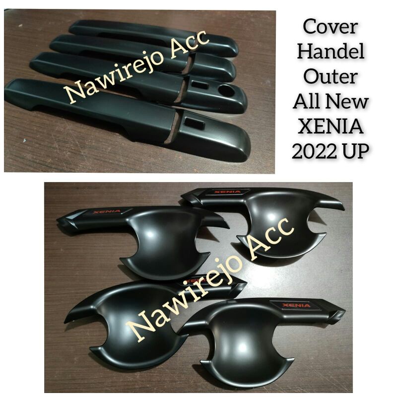 Cover Handel Outer Pintu Mobil All New Xenia 2022 Up Premium Hitam