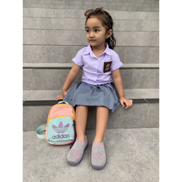 SAOIRSE'S Seragam Nasional - Setelan Kostum Seragam Sekolah Anak Perempuan Laki-Laki Balita 1-7 Th