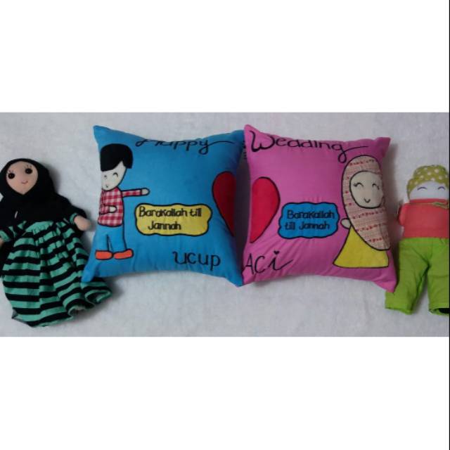 Bantal custom/ kado nikah