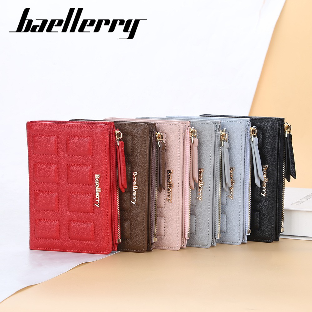 BAELLERRY N1881 Dompet Wanita Kecil Bahan Kulit PU Leather Premium WATCHKITE WKOS