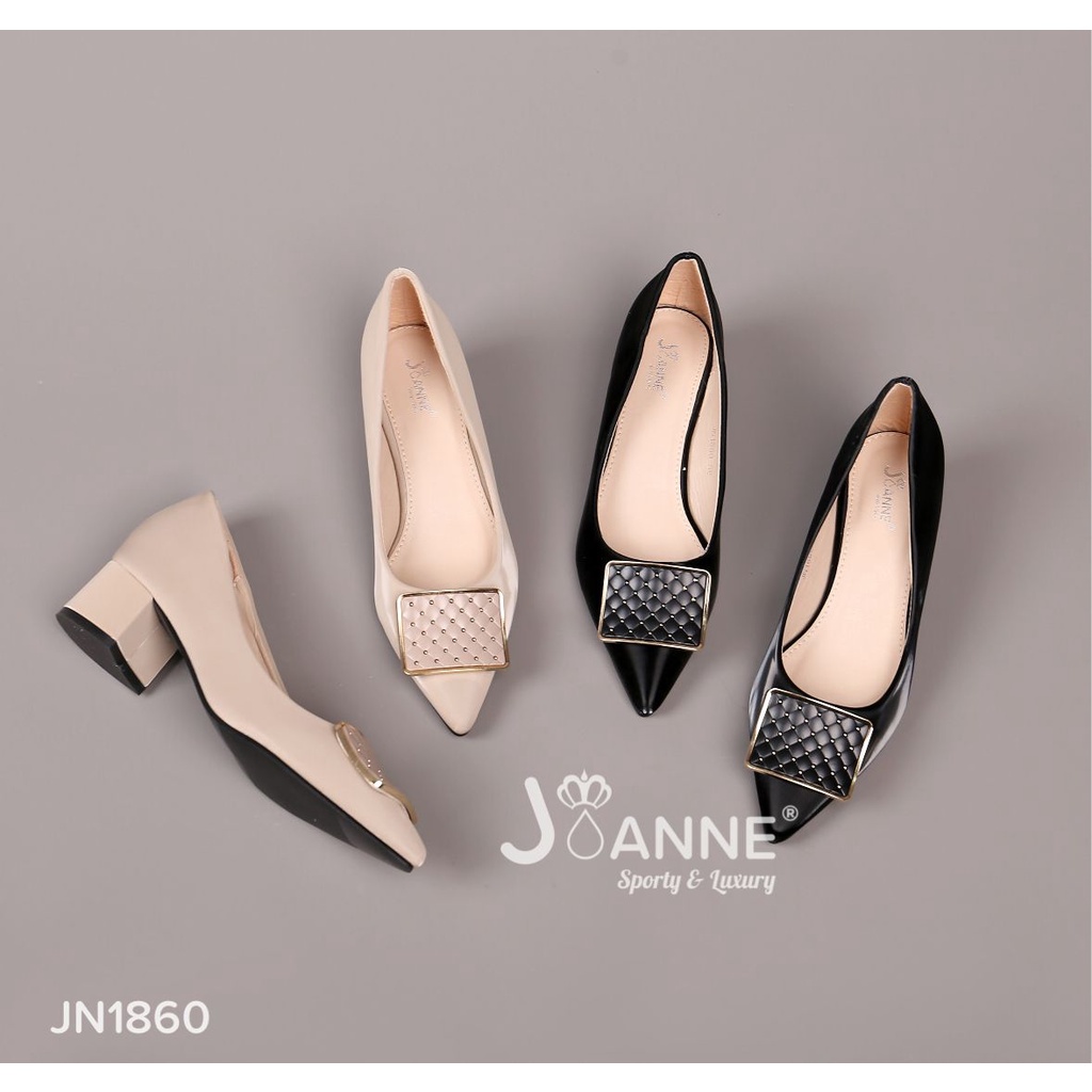 JOANNE Sepatu Kerja Heels Wanita Shoes #JN1860 ORIGINAL