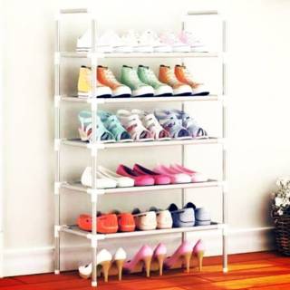 Rak Sepatu Portable Tempat Sendal Shoes Rack 4 Susun 5 Layer Shopee Indonesia