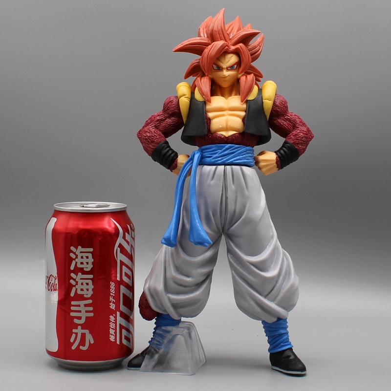 Action Figure Dragon Ball GT Ichibansho SSJ 4 Gogeta Ukuran 27cm Mainan Action Figure Omnibus Super Saiyan 4 Son Goku Vegeta Bahan Pvc