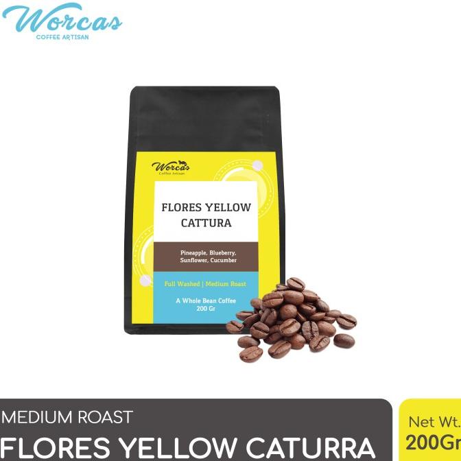 

Diskon WORCAS Arabica Flores Yellow Caturra 200 Gram - Medium Roasted Coffee Diskon