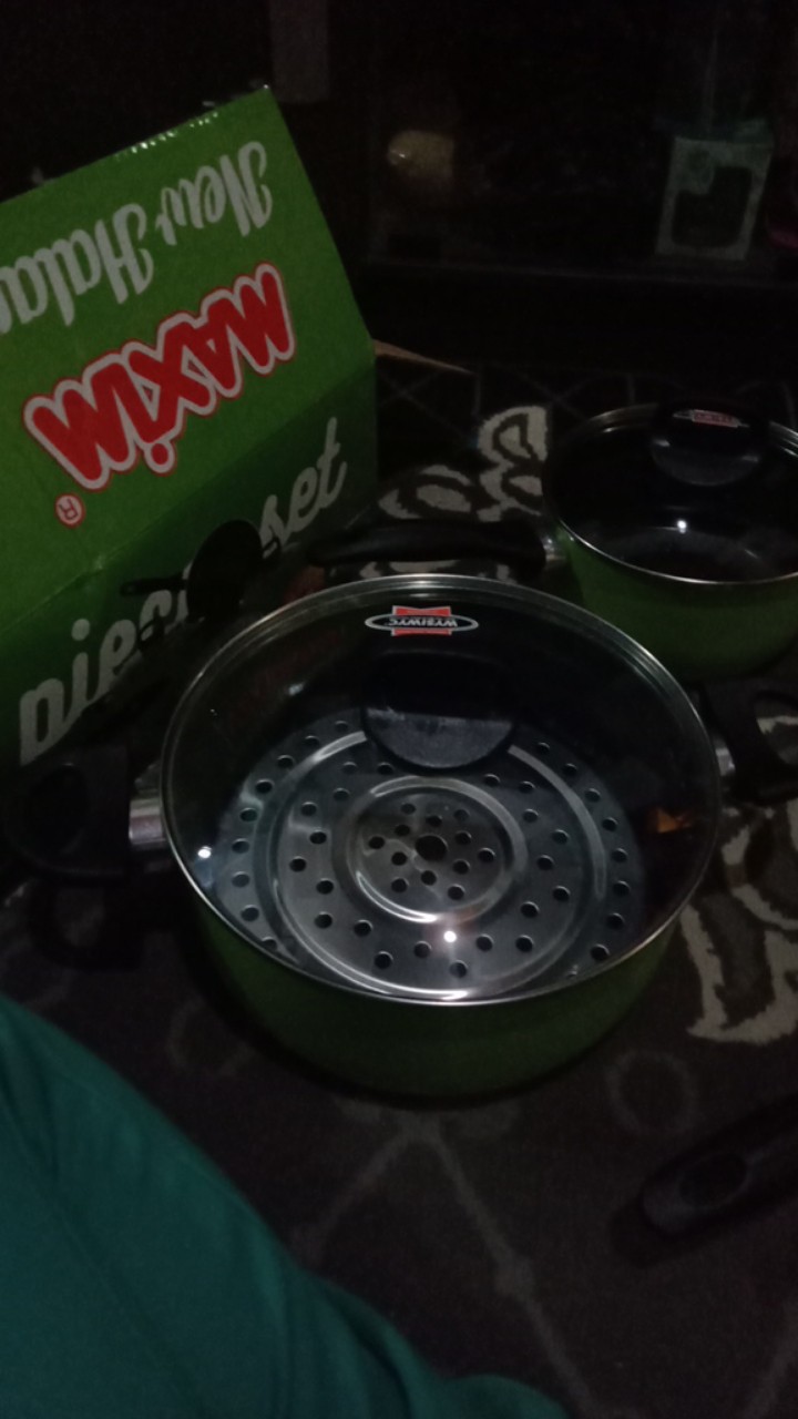 Panci Maxim Tebal New Halania 7 In 1 Original Teflon Cookware