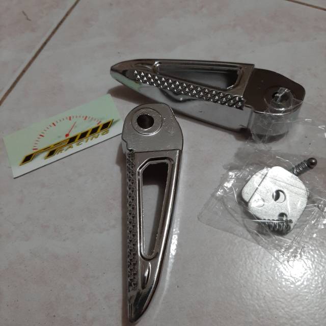 Injakan FootStep Belakang Chrome Matic Mio Nmax Jupiter Soul Dll Asli