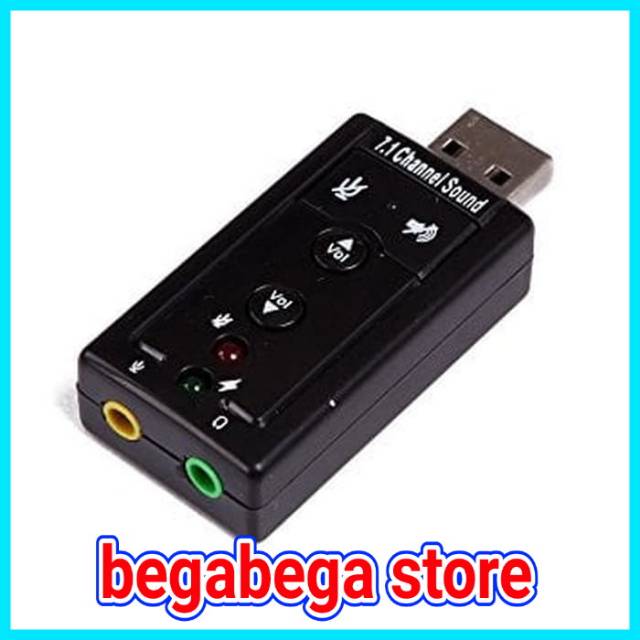 usb soundcard audio port tambahan laptop dan hp android