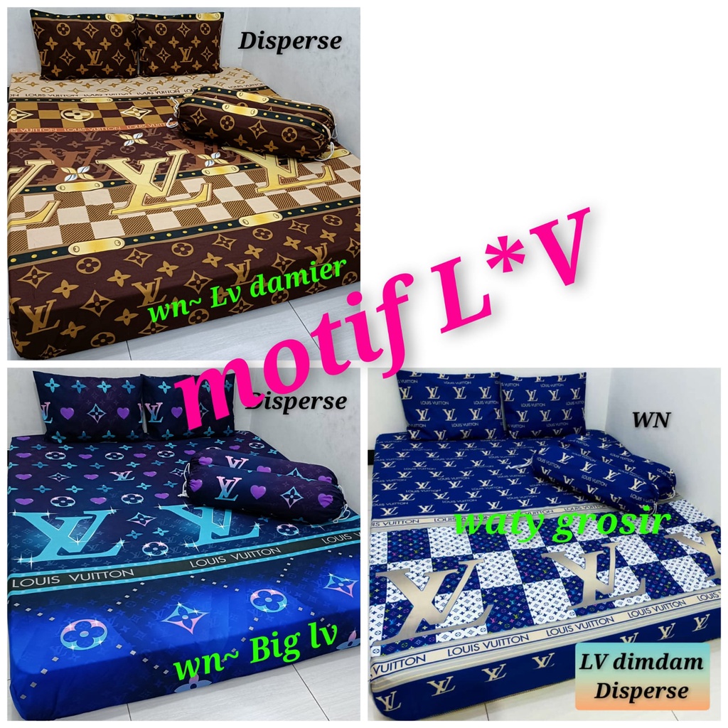 3 motif l*v Sprei Homemade sarban sargul serasi jahitan rapi sprei dewasa