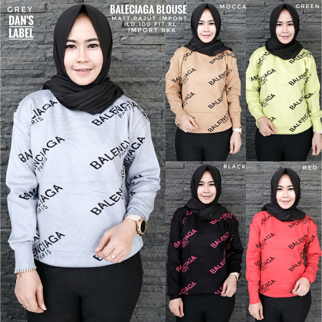 atasan baleciaga blouse