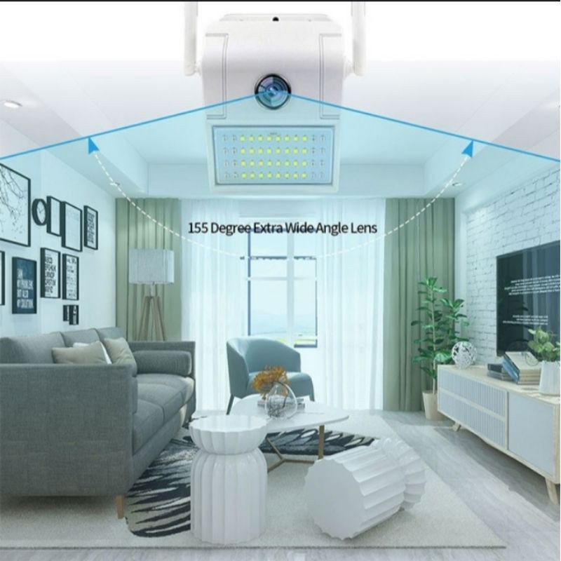 IP CAM V380 5MP OUTDOOR WIFI WIRELESS FULL HD 1080P + Sandisk 64GB