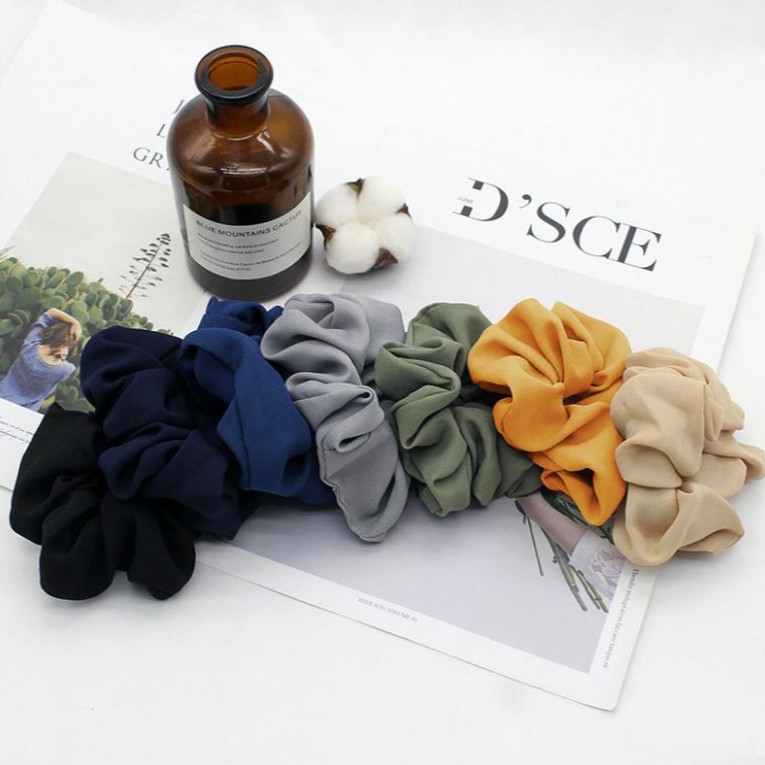 Scrunchie - Kunciran Ikat Rambut Cepol Hijab / Jilbab [ Gratis Ongkir / Cod ]