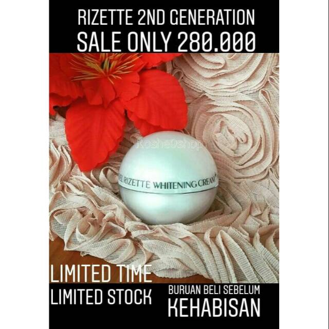 Moel Rizette Gen 2 / Whitening Cream Korea