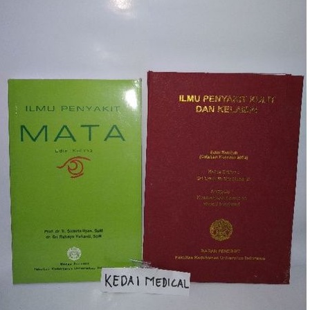 PAKET 2 BUKU KULIT DAN KELAMIN (KULKEL) DAN ILMU PENYAKIT MATA UI