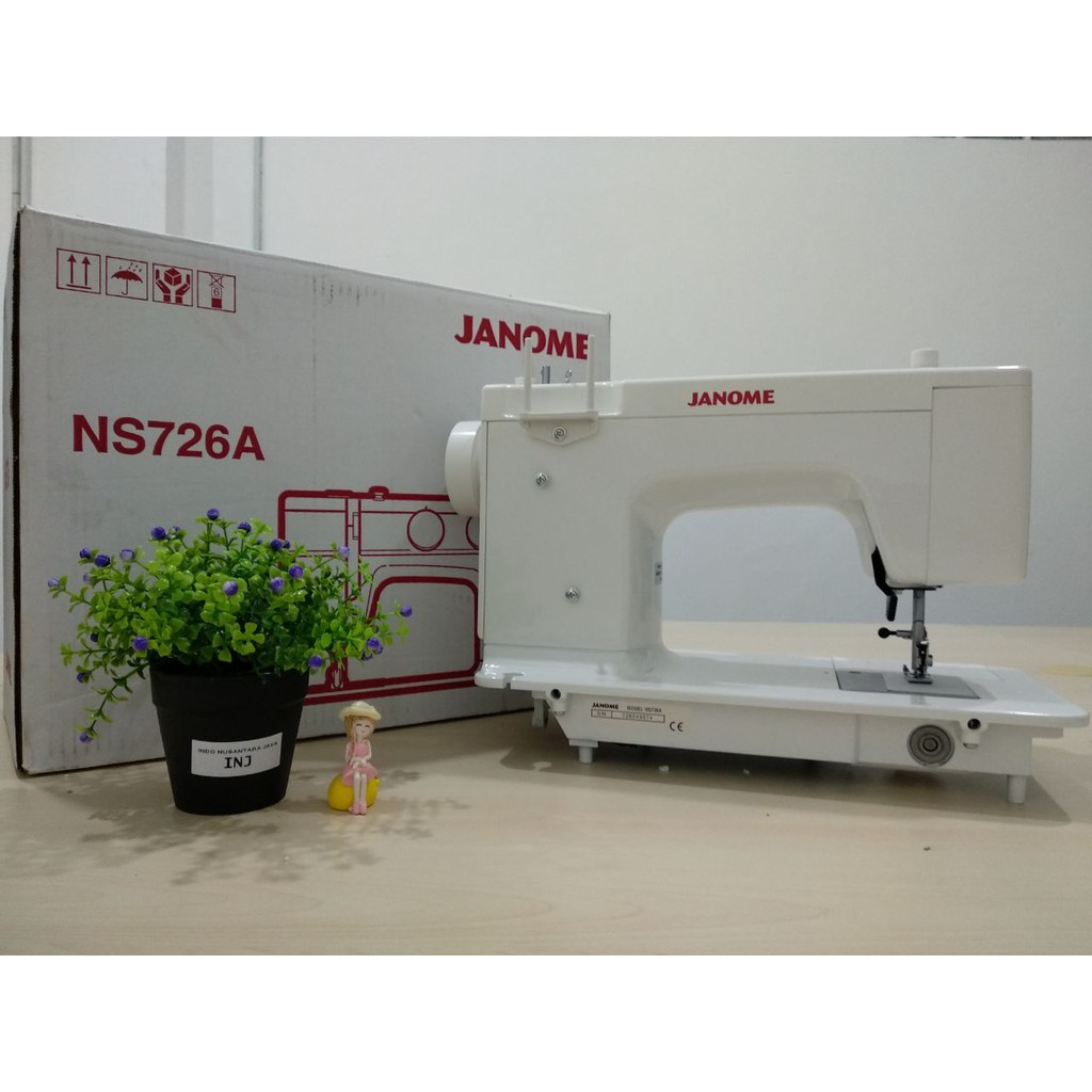 PROMO - JANOME NS 726A - Mesin Jahit Semi Portable NS726A Body Full Besi