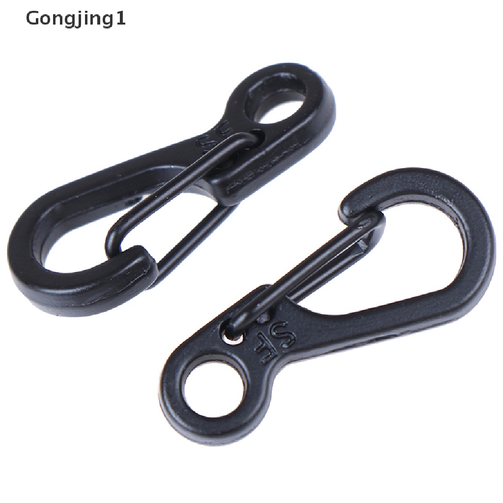 Gongjing1 10PCS Klip Carabiner Mini Untuk Camping