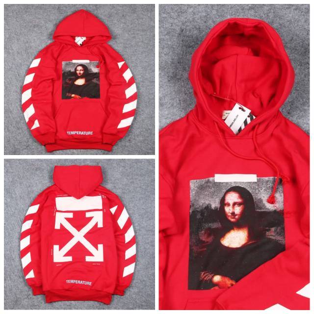 Sweater offwhite marble premium Quality khusus pria dan wanita bahan cotton Flecee tebal