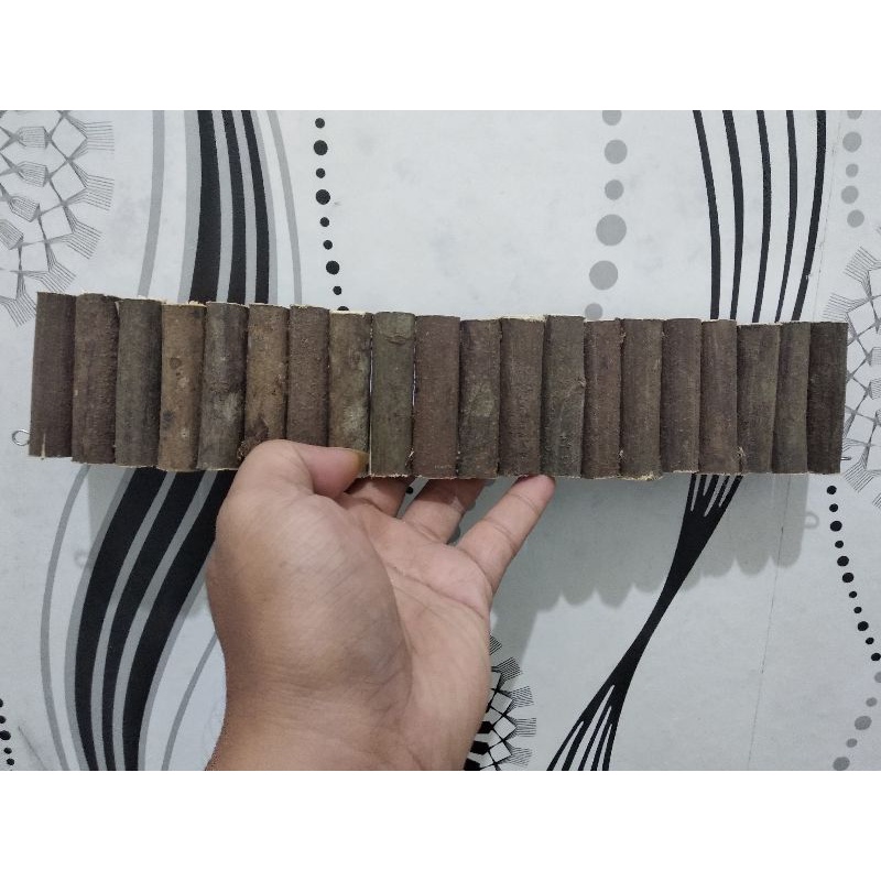 JEMBATAN KAYU HAMSTER FLEKSIBEL P 30 CM L 5 CM-Hitam