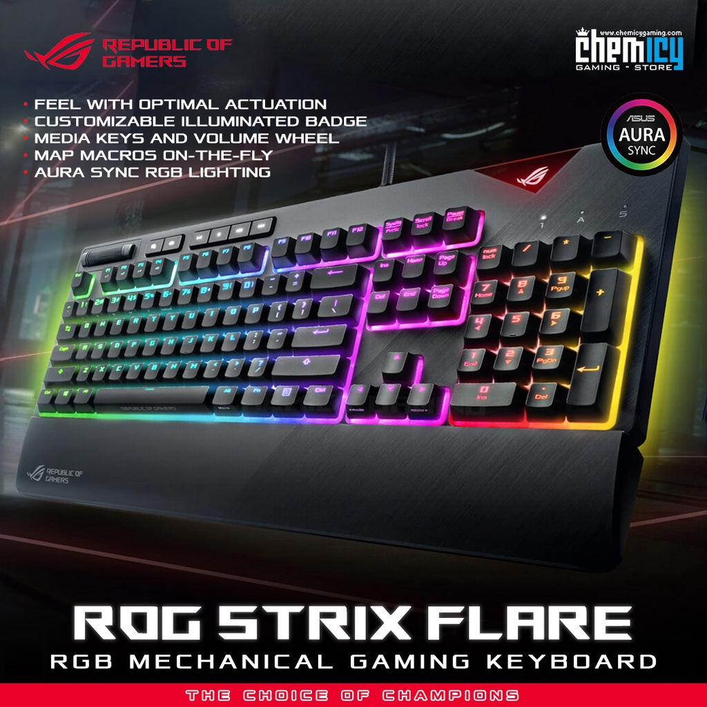 Asus Strix Flare RGB Mechanical Gaming Keyboard