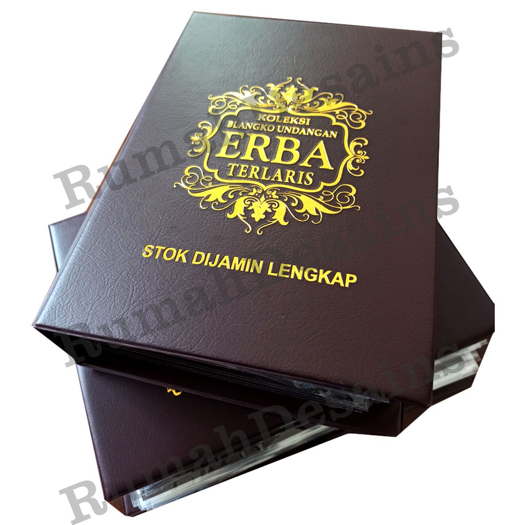 Katalog Album Undangan Blanko ERBA ( TERLENGKAP ) isi 68 pcs