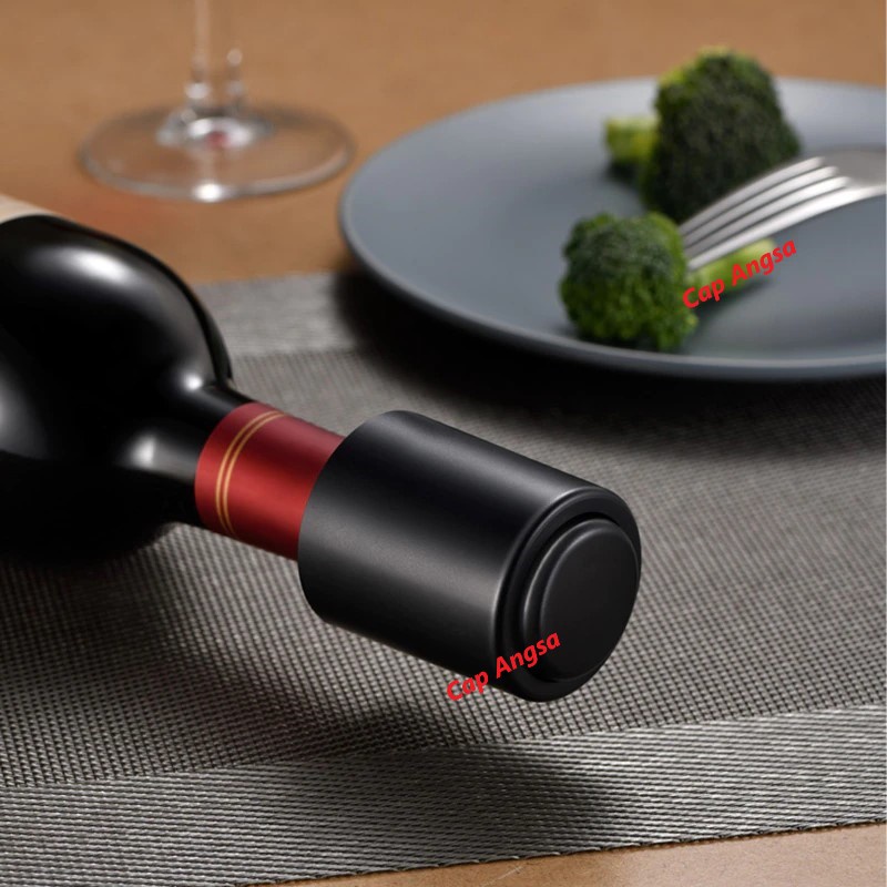 WINE SAVER BOTTLE STOPPER VACUUM VACUM CAP SEAL PLUG SEALED CORK REUSABLE TUTUP BOTOL ANGGUR ANTI TUMPAH