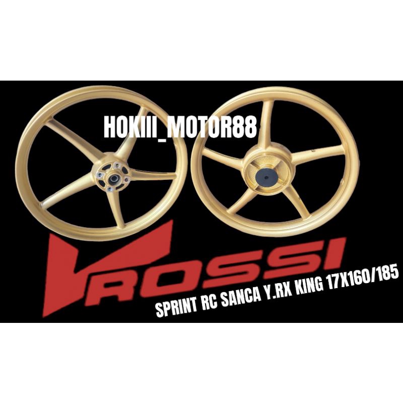 VELG RACING ROSSI RC SANCA RX-KING 17x160/185 WARNA GOLD