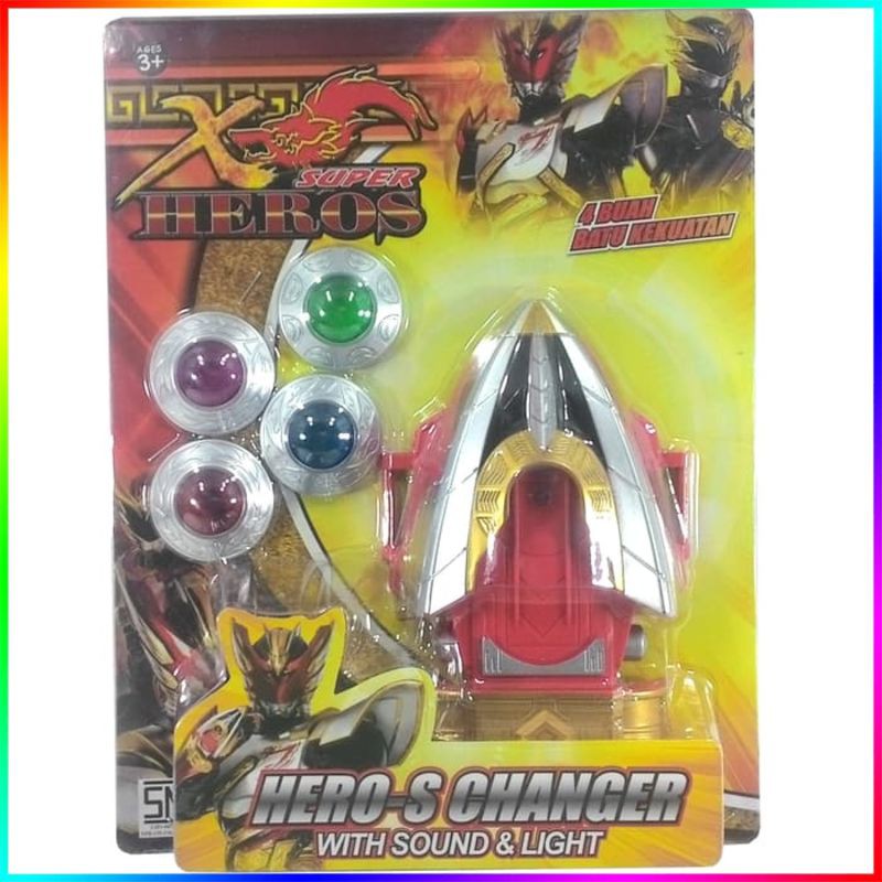 jam gelang bima x changer satria garuda sound & light ksatria hero s