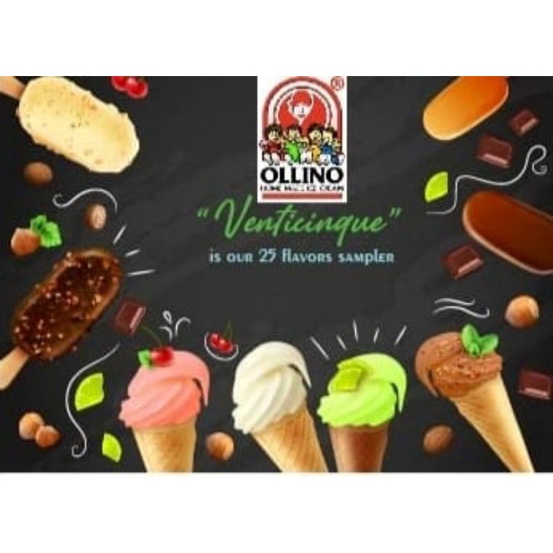 

Ollino Venticinque - 25 varian berbeda dalam satu kemasan