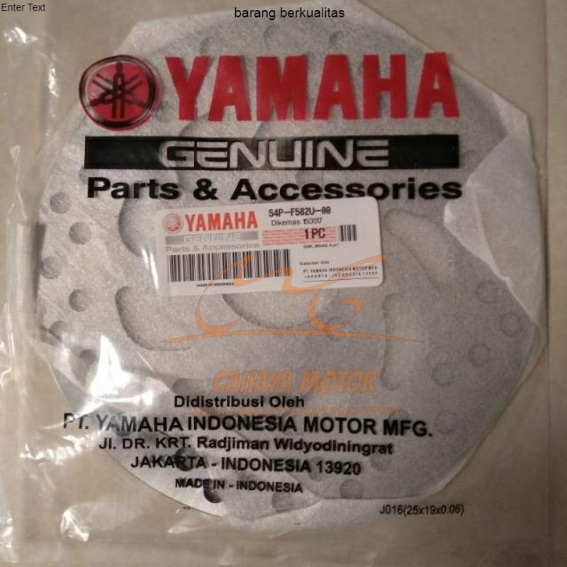 Piringan cakram depan mio j soul GT fino Fi piringan cakram depan mio m3 fino 125