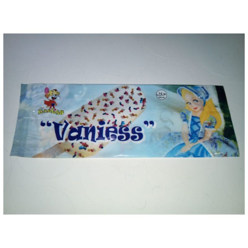 

Bungkus Kemasan Plastik Es Krim Es Loli / Es Stik Lapis Vaniess