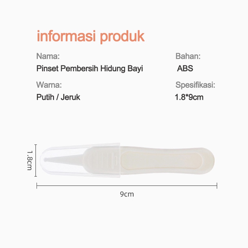 Pemancung hidung/Jepitan pembersih hidung &amp; upil bayi/Baby nose picker  L61