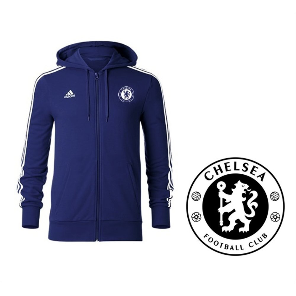 Jaket Zipper Bola Adidas Chelsea FC