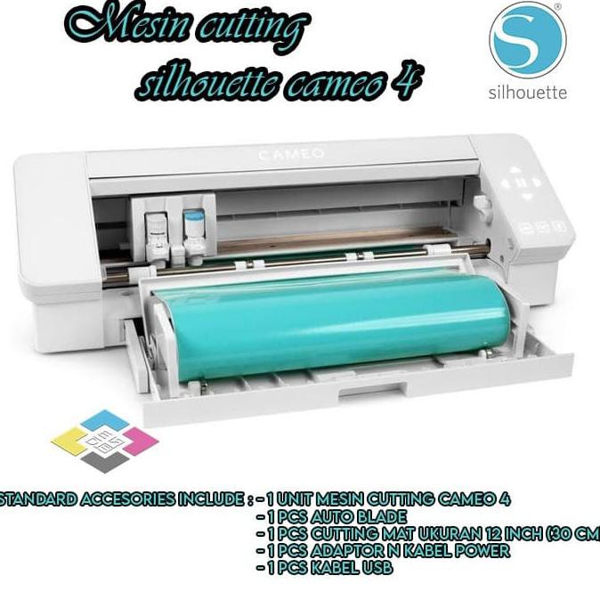 

Ready Stock] Cameo 4 / Mesin Cutting Sticker / Polyflex - Ready Stock