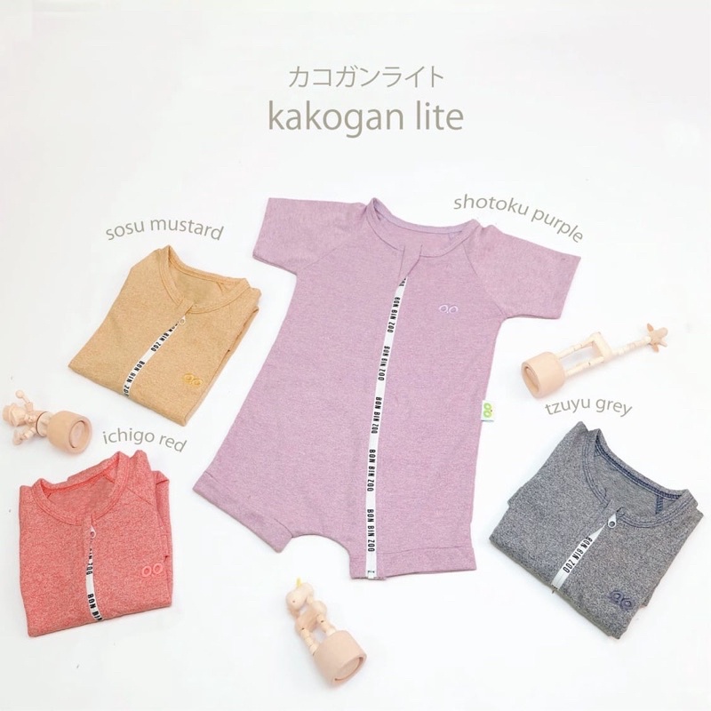 BONBINZOO - Baby &amp; Kids Romper Playsuit with Zipper Kakogan Granit Lite  - Romper Resleting Anak Bayi