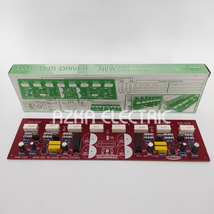 Kit Driver Power Amplifier OCL Stereo 350W-750W DMS 095