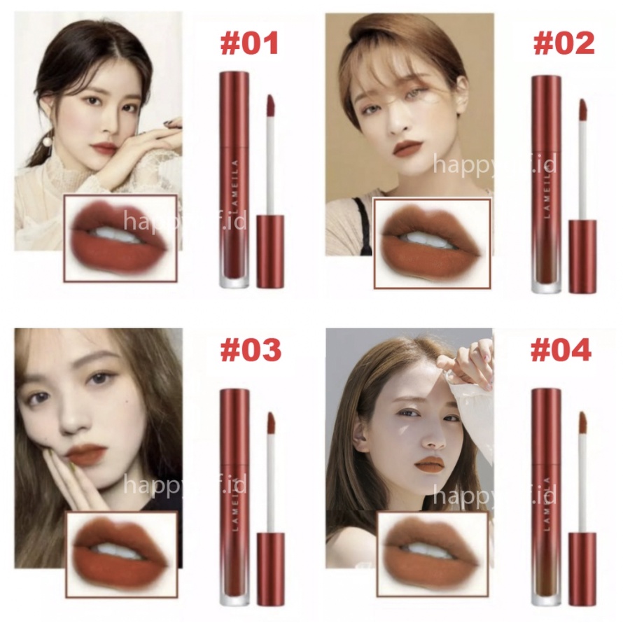 LAMEILA RED EDITION Lipstik Lip Glaze Matte Lipstick Lip GLoss LA057