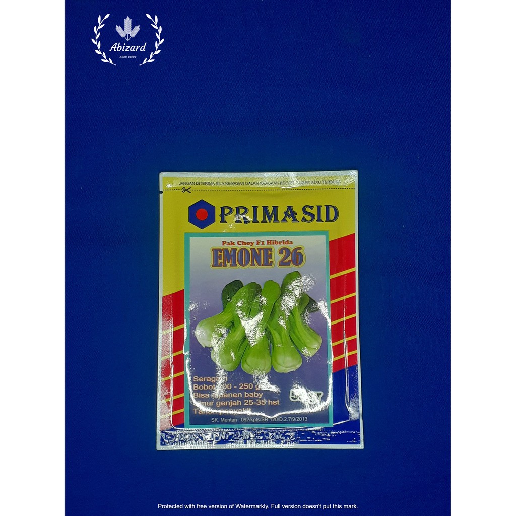 Benih Bibit Pakcoy Hibrida Emone 15 Gr Original Primasid