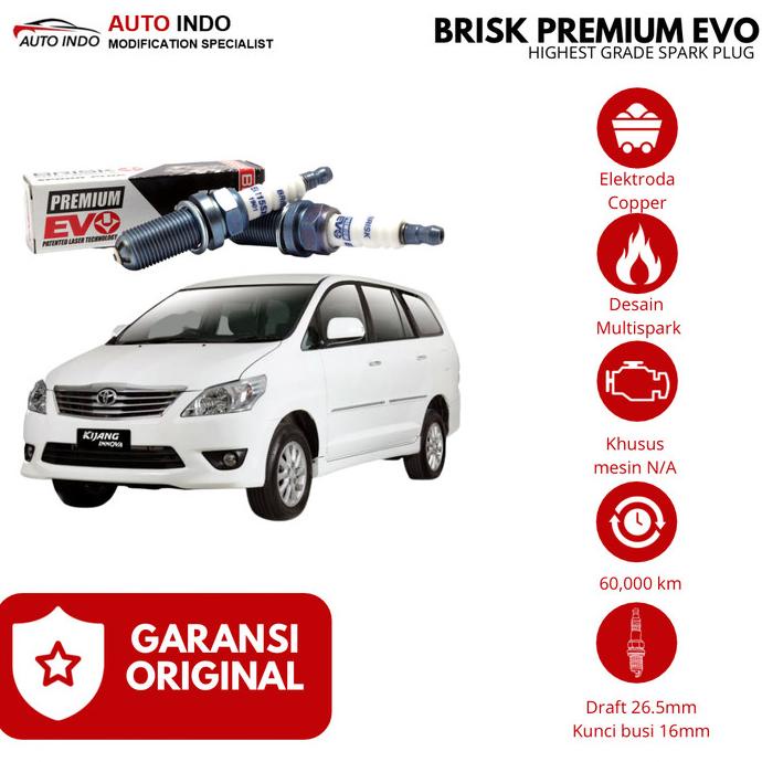 /////] Busi Mobil Innova Busi Brisk Premium Evo ER15SXC 100% Ori