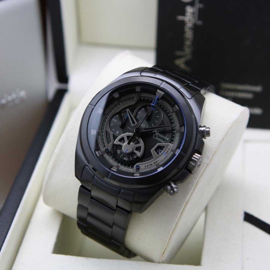 JAM TANGAN PRIA ALEXANDRE CHRISTIE AC 6622 RANTAI ORIGINAL GARANSI RESMI 1 TAHUN