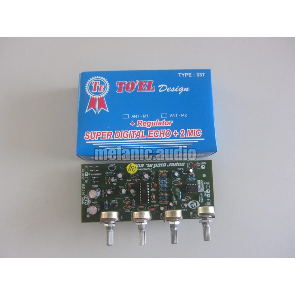 Kit Digital Echo 2 Mic Plus Regulator PSU