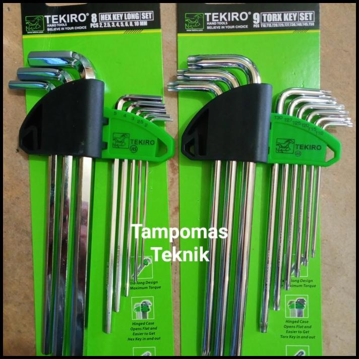 Kunci L Tekiro 2 Set Kunci L Bintang Paket Kunci L Biasa